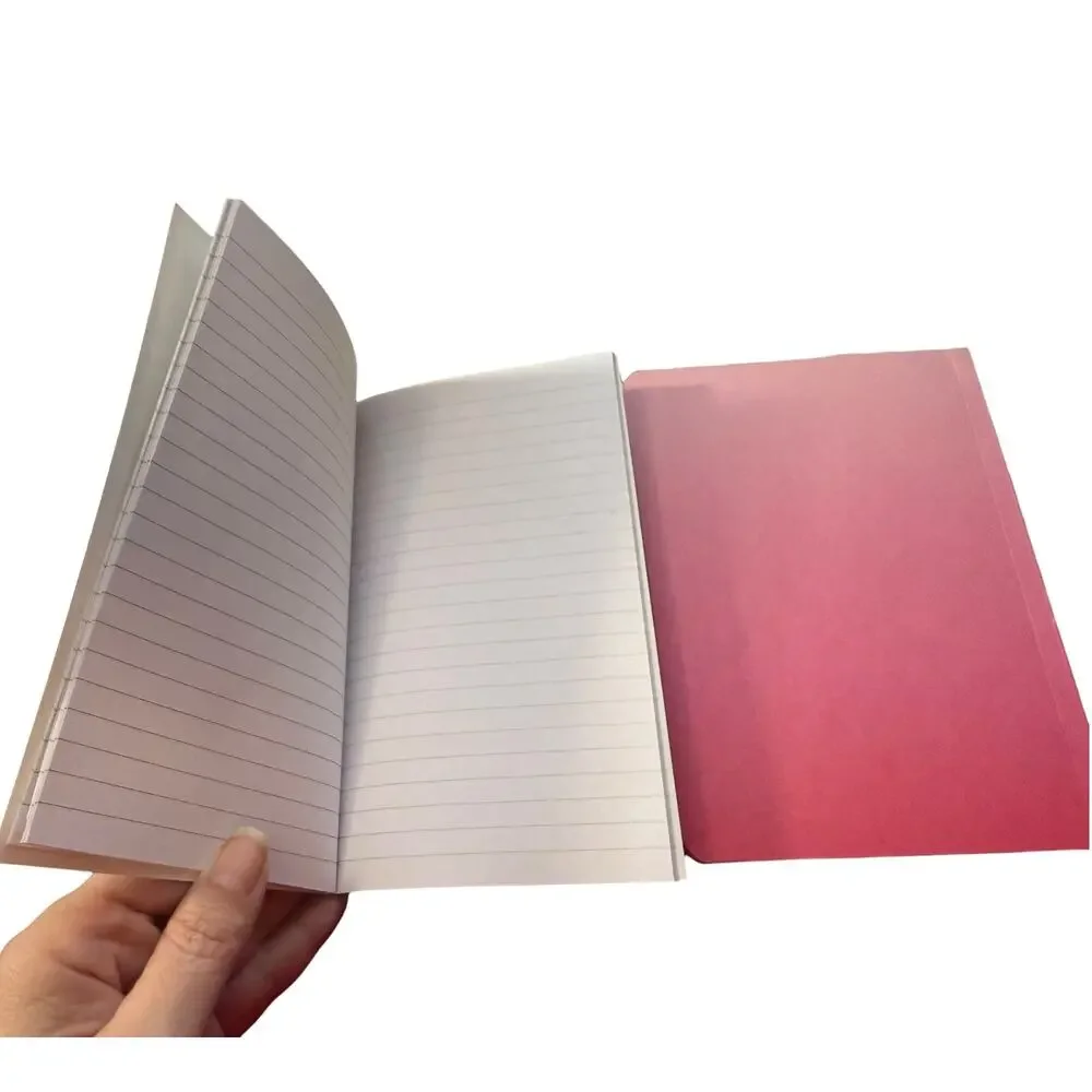 Set Of 2 Love Black And Pink Soft Notebook Journals NEW